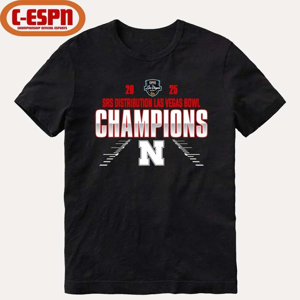 Nebraska Huskers Las Vegas Bowl Champions 2025 Shirt