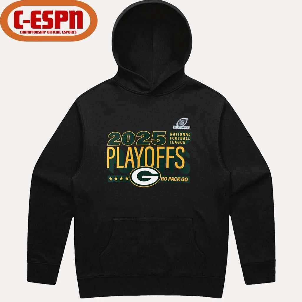 Green Bay Packers Go Pack Go 2025 NFL Playoffs Ready T-Shirt