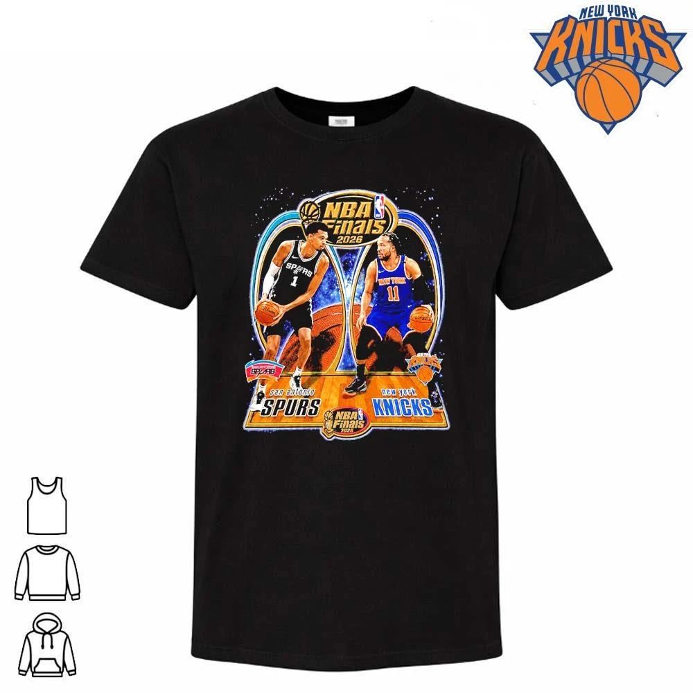 San Antonio Spurs vs New York Knicks NBA Finals 2026 Championship Shirt
