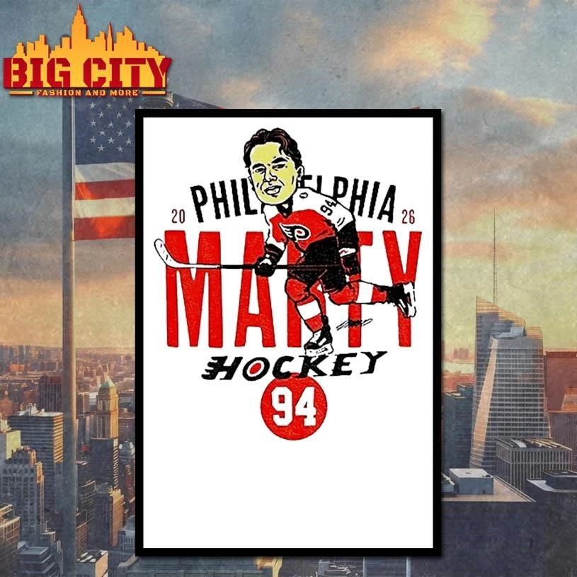 Philadelphia Hockey Porter Martone 94 2026 Nhl Signature Shirt