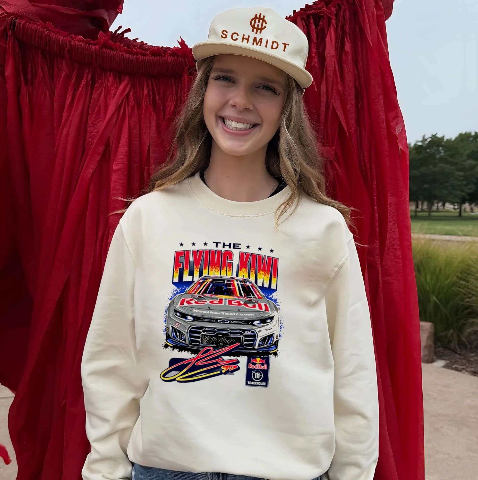 Shane van Gisbergen no 97 Red Bull the Flying Kiwi signature shirt