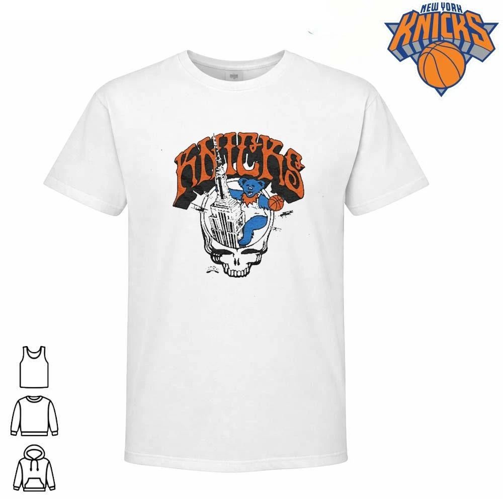 New York Knicks Grateful Dead Dancing Bear Steal Your Face Skull Empire State Building NBA Finals 2026 Shirt