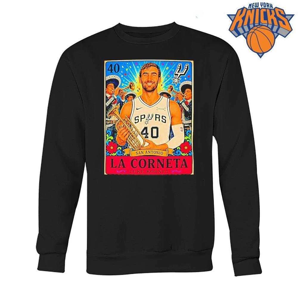 Luke Kornet San Antonio Spurs Nba 40 La Corneta Card Shirt