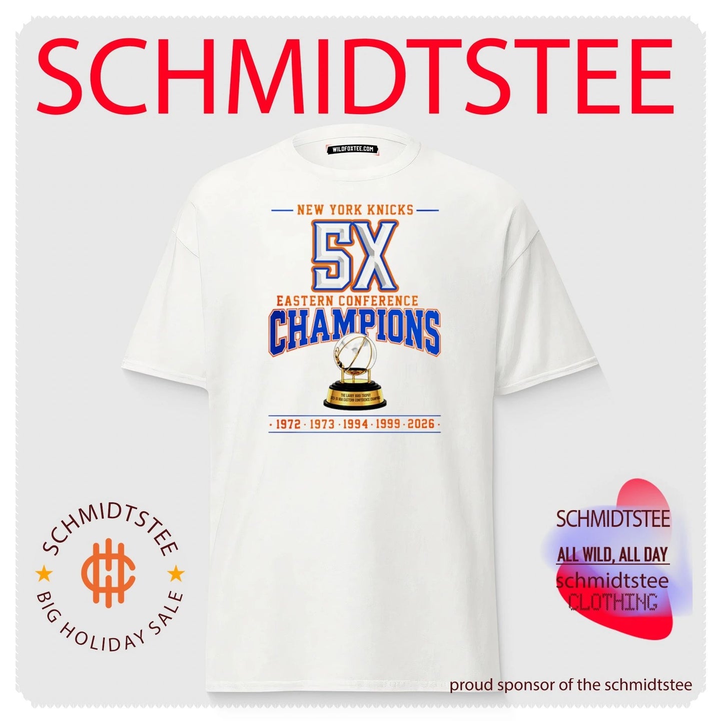 New York Knicks 2026 Eastern Conference Champions 5x shirt