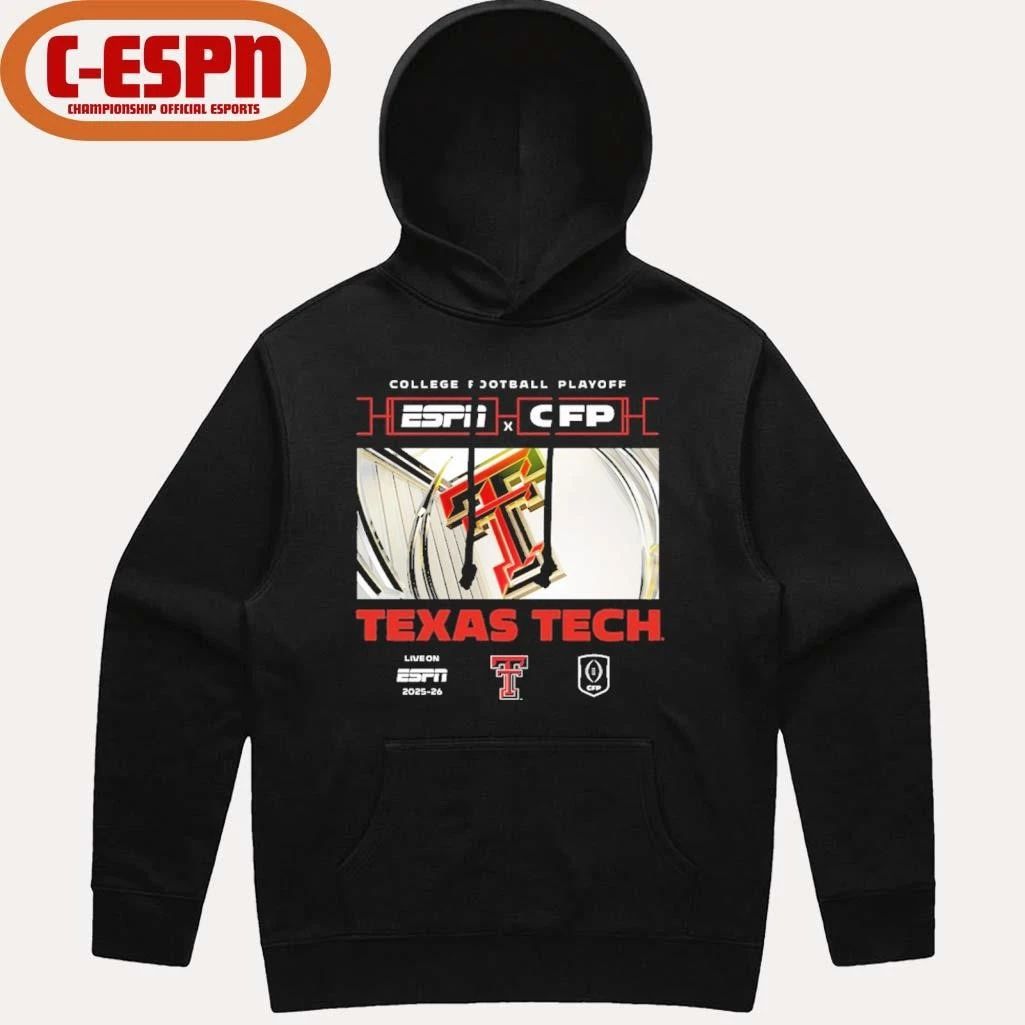 2025-26 CFP Texas Tech Red Raiders Window Shirt