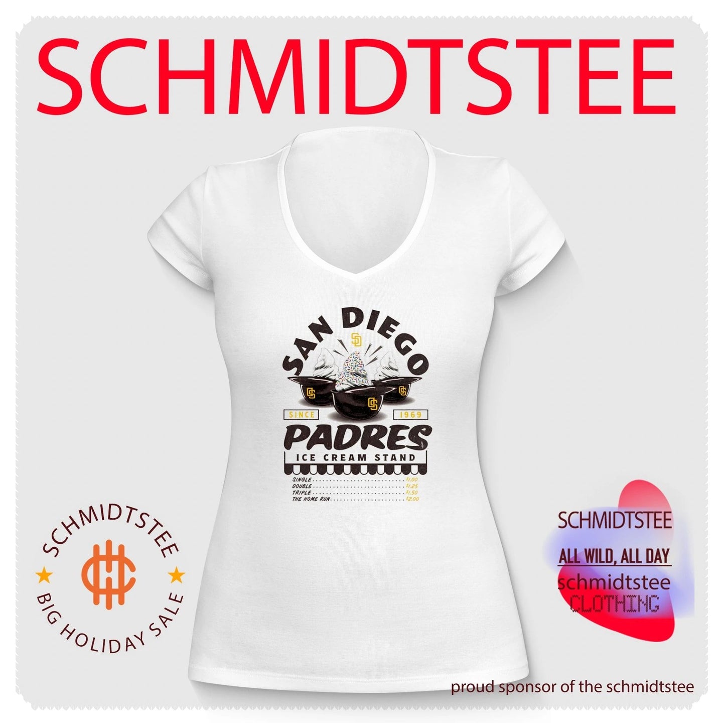 San Diego Padres Ice Cream Stand shirt