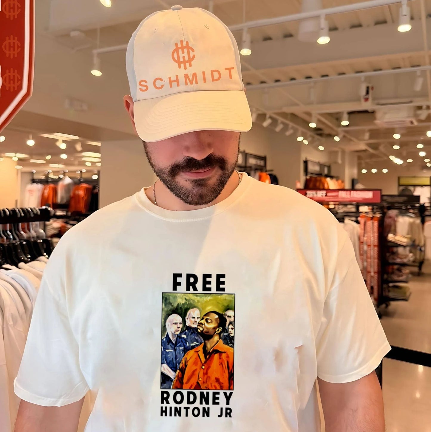Free Rodney Hinton Jr. Social Justice Awareness Support T-Shirt