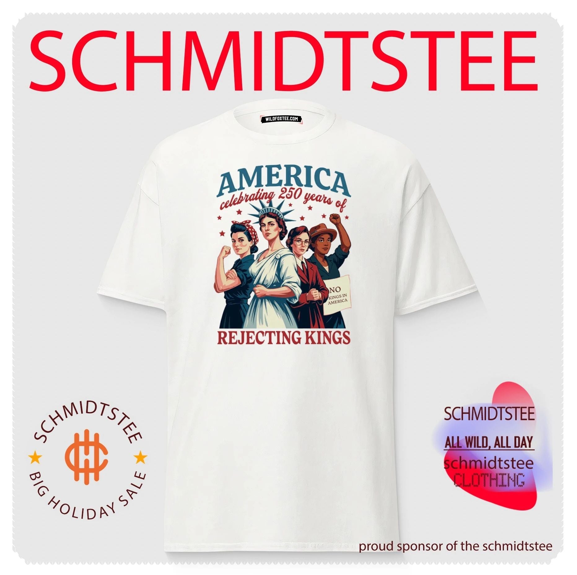 America celebrating 250 years of Rejecting Kings Liberal Patriotic shirt