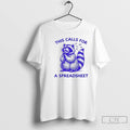 Premium Raccoon This Calls For A Spreadsheet T Shirts