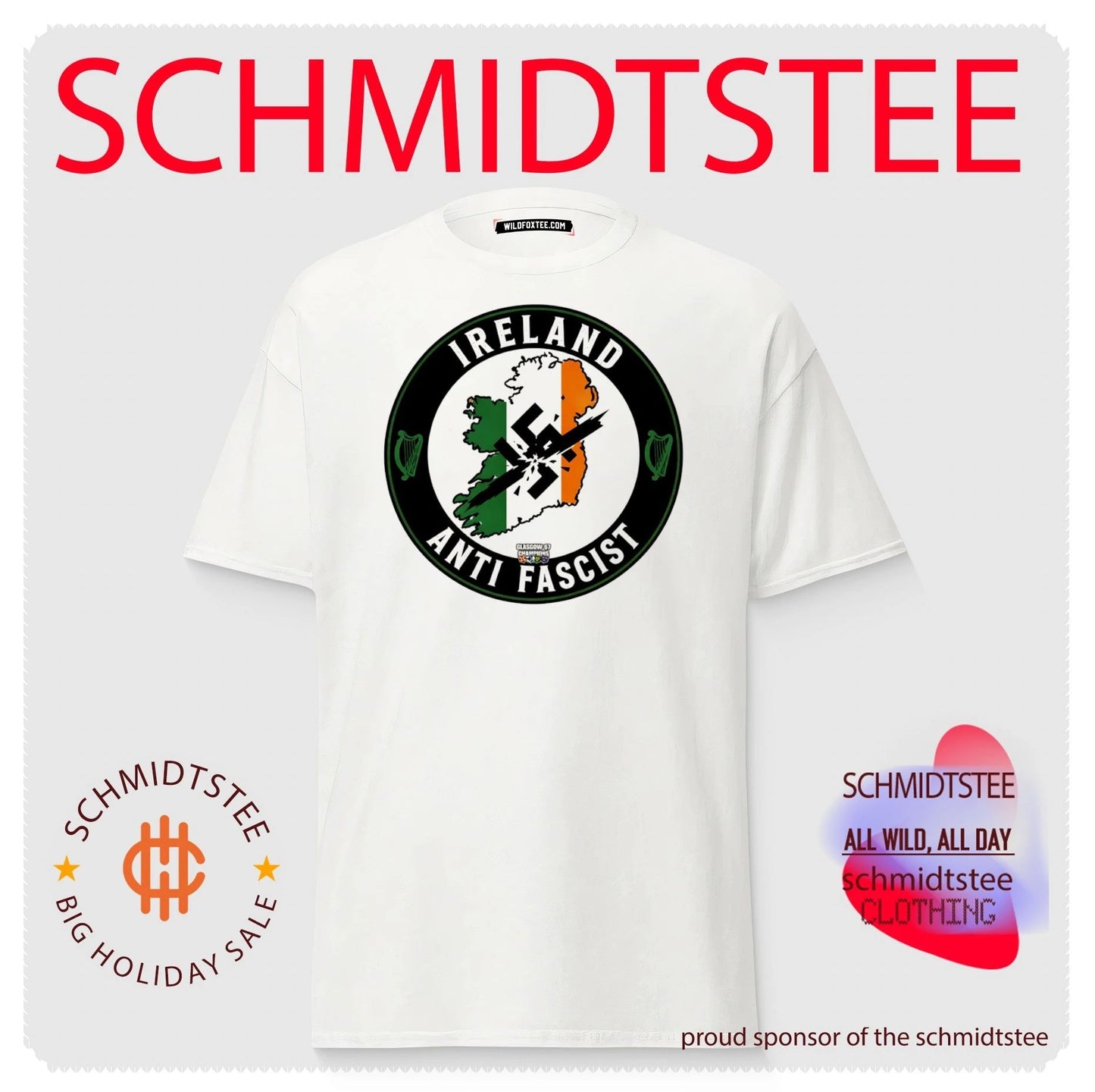 Ireland anti-fascist Jews State shirt