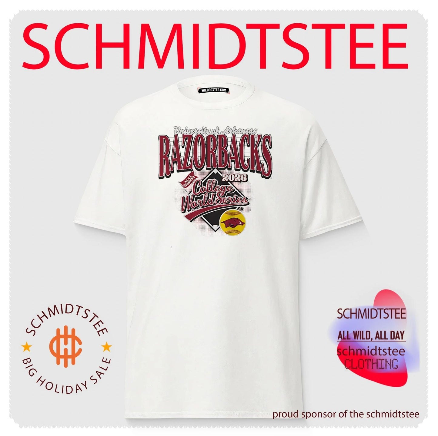 Arkansas Softball 2026 Women’s College World Series shirt