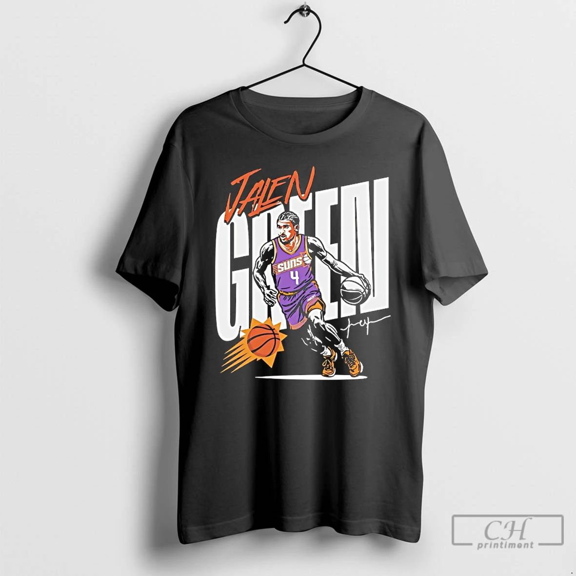 Premium Jalen Green Phoenix Suns Basketball Player Signature T Shirts