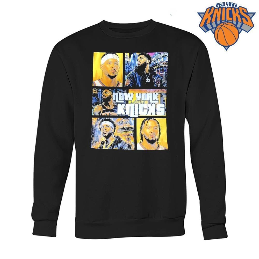 New York Knicks Players Collage Madison Square Garden NBA Finals 2026 Shirt