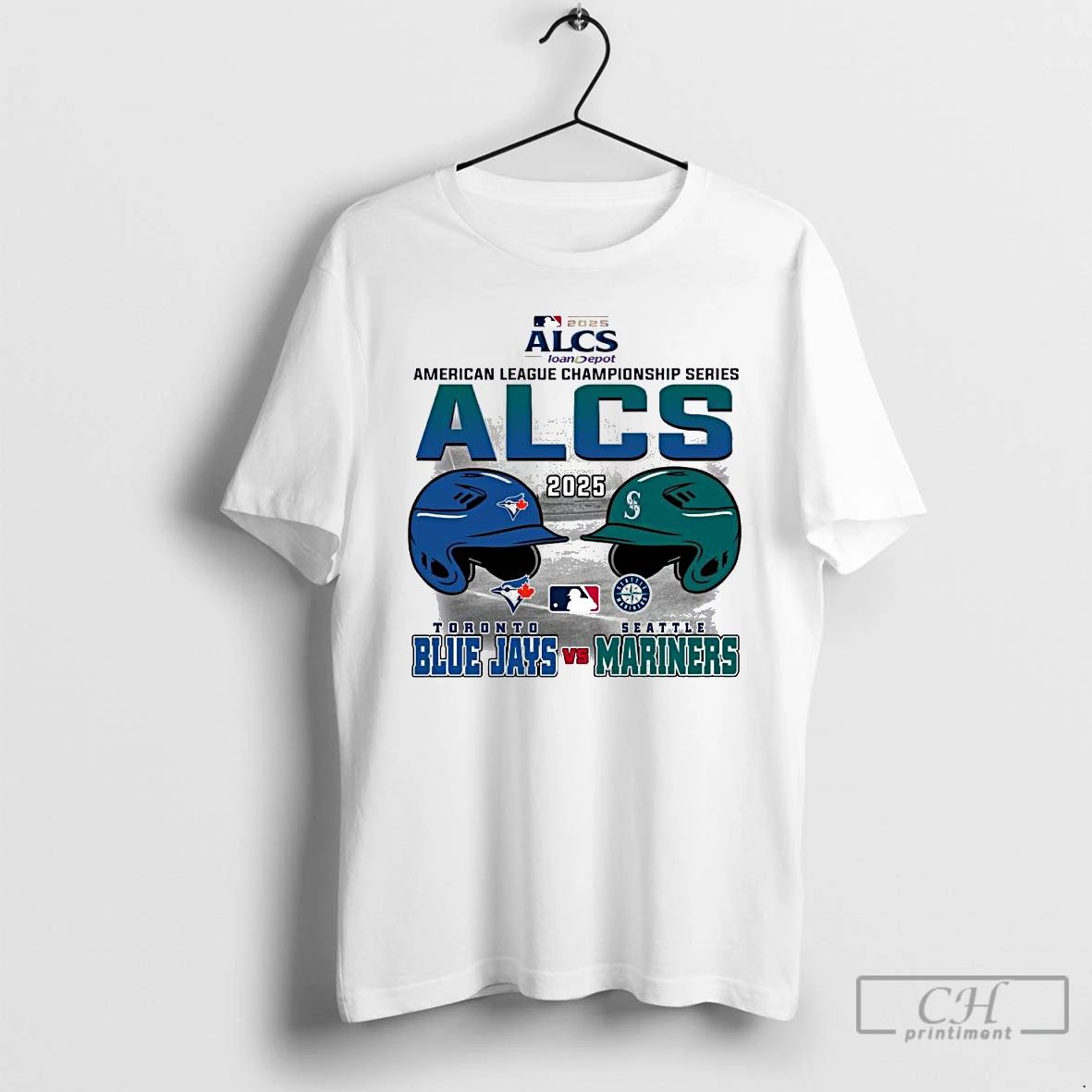 Premium Toronto Blue Jays Vs Seattle Mariners 2025 Alcs Head To Head T Shirts