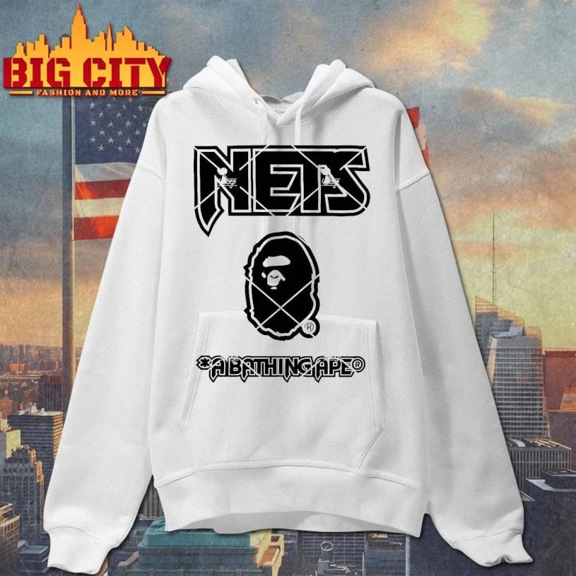 New Jersey Nets NBA abathing ape Shirt