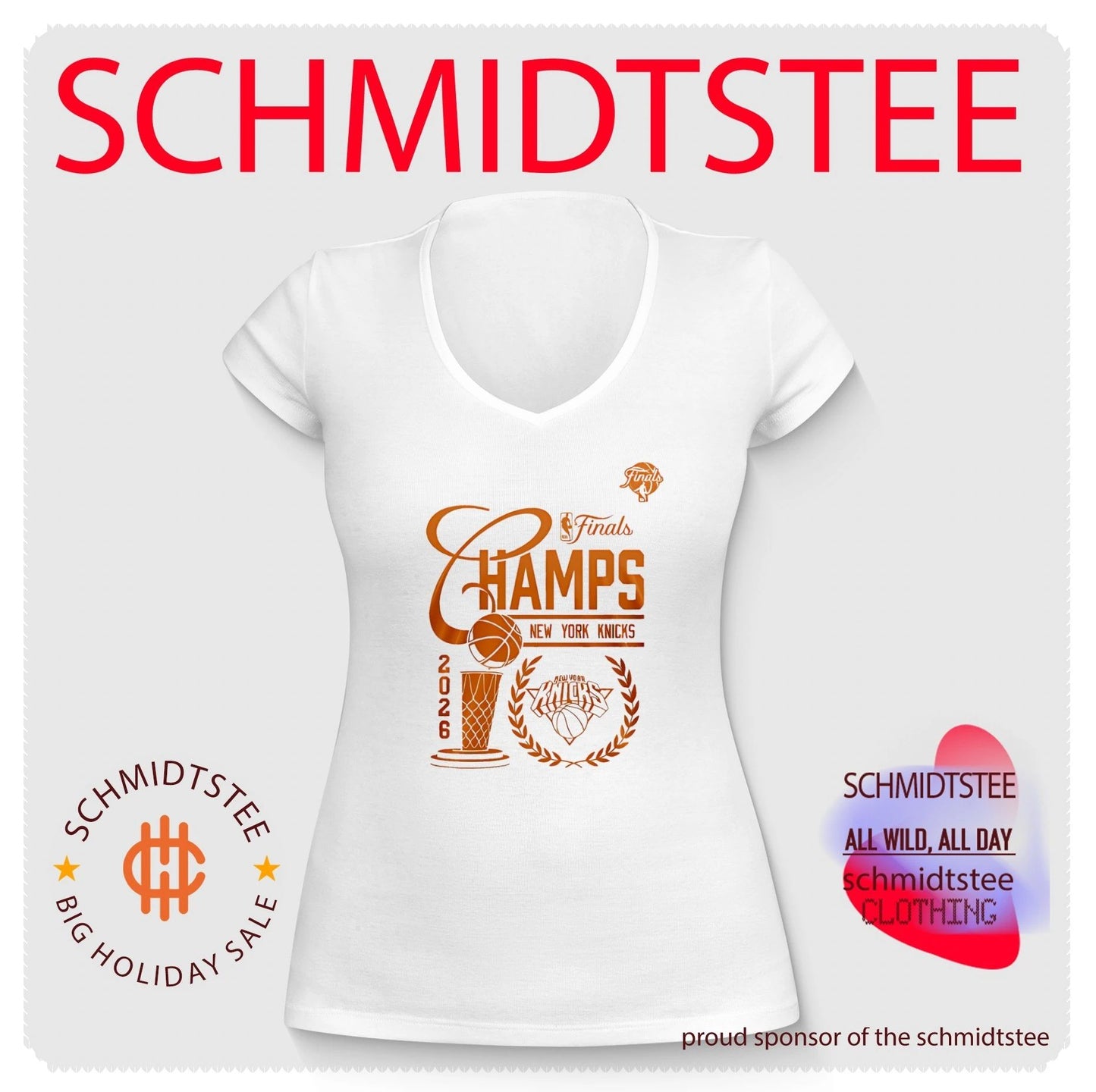 New York Knicks 2026 NBA Finals trophy graphic shirt