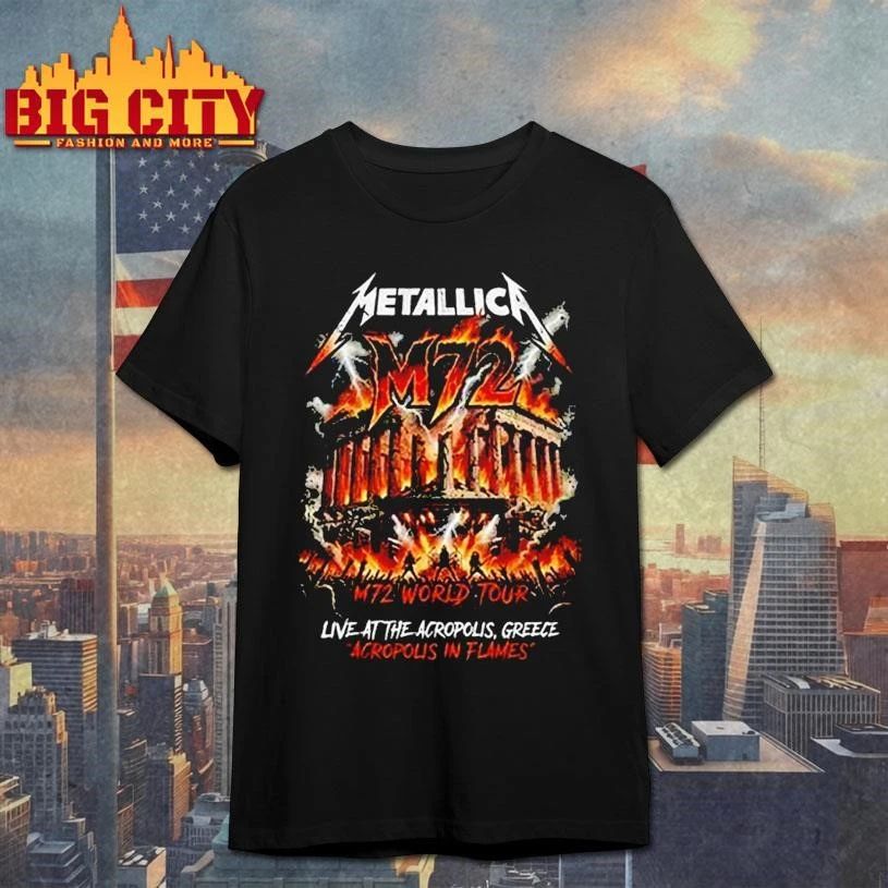 Metallica M72 World Tour Athens Show At Olympic Stadium Greece Athens Invasion On May 9 2026 Shirt