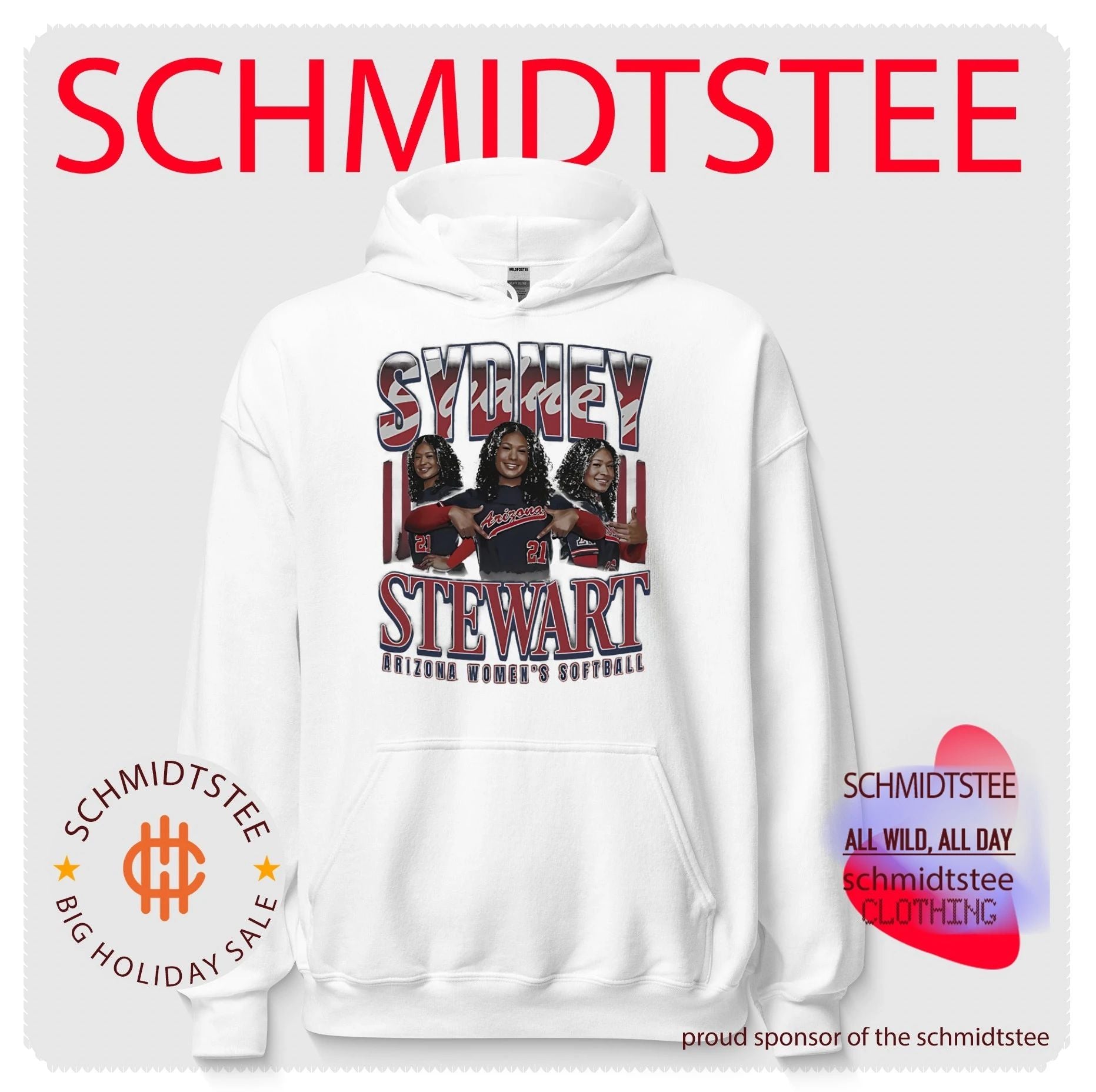 Sydney Stewart Arizona Wildcats women’s softball graphic shirt