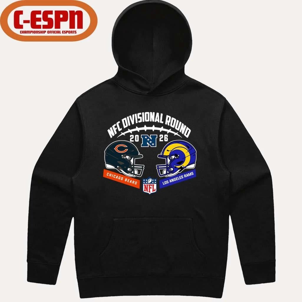 Chicago Bears Vs Los Angeles Rams 2026 NFC Divisional Round Matchup T-Shirt