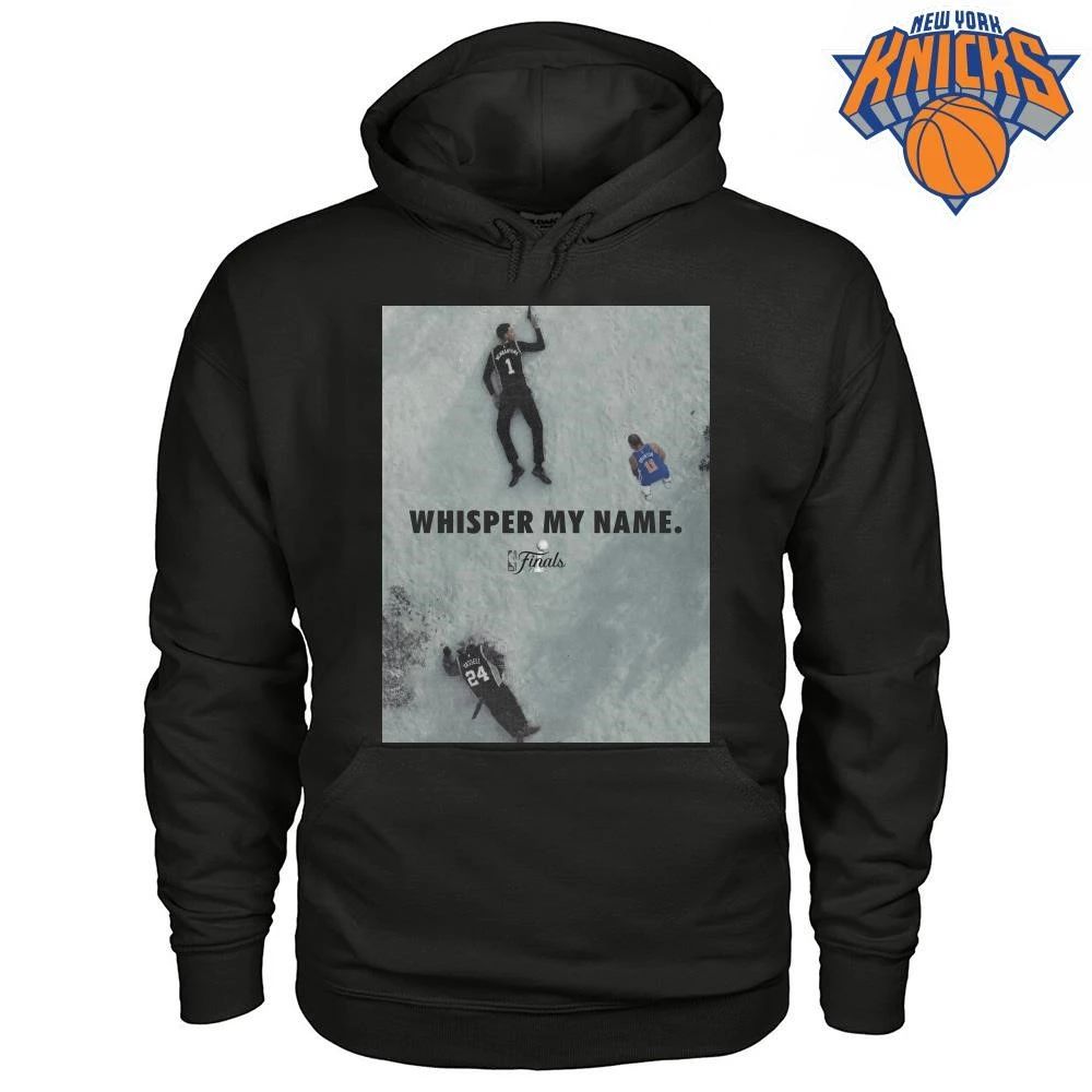 Victor Wembanyama Jalen Brunson Devin Vassell Whisper My Name Dune Parody New York Knicks San Antonio Spurs NBA Finals 2026 Shirt