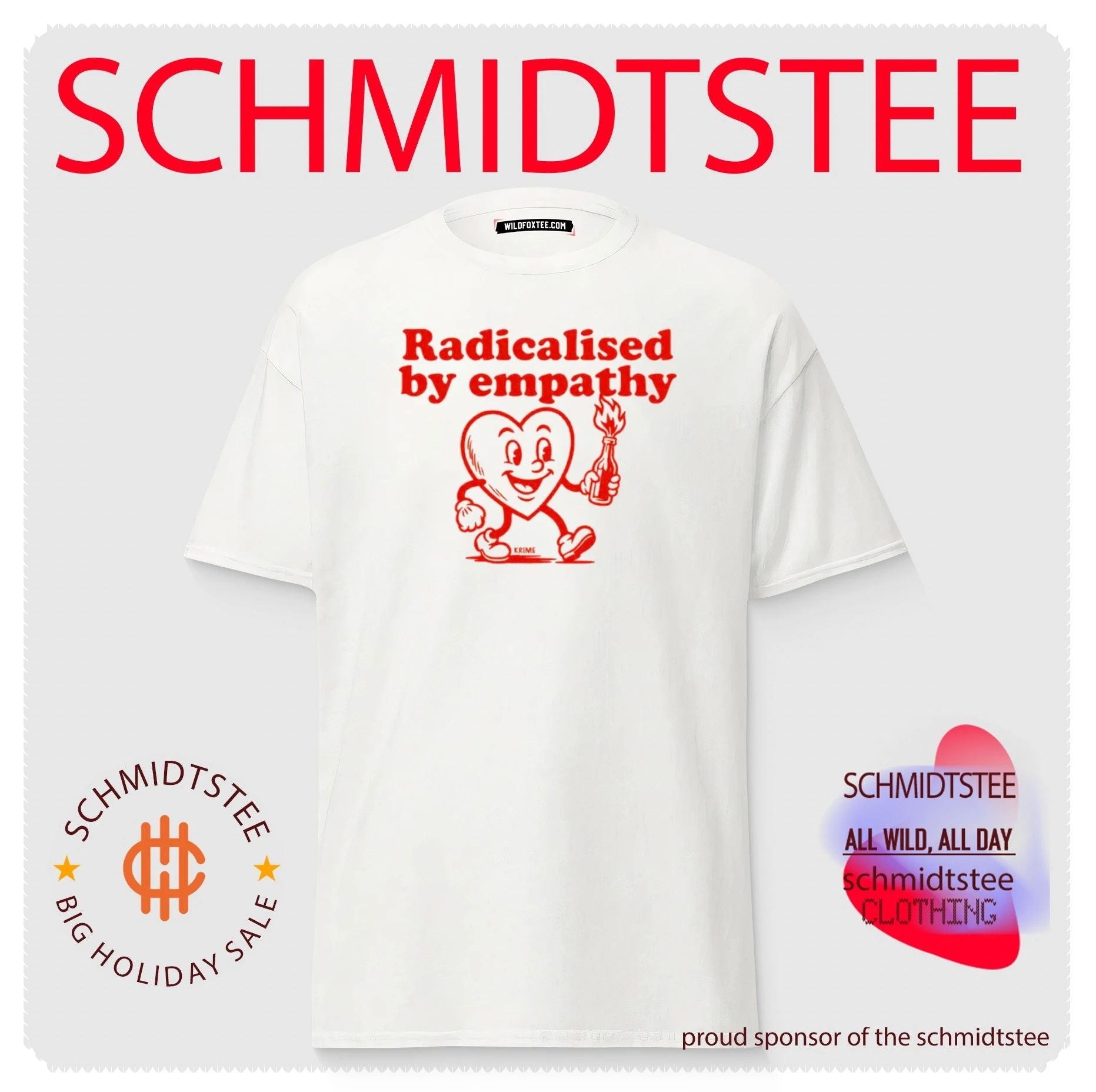 Radicalised by empathy shirt