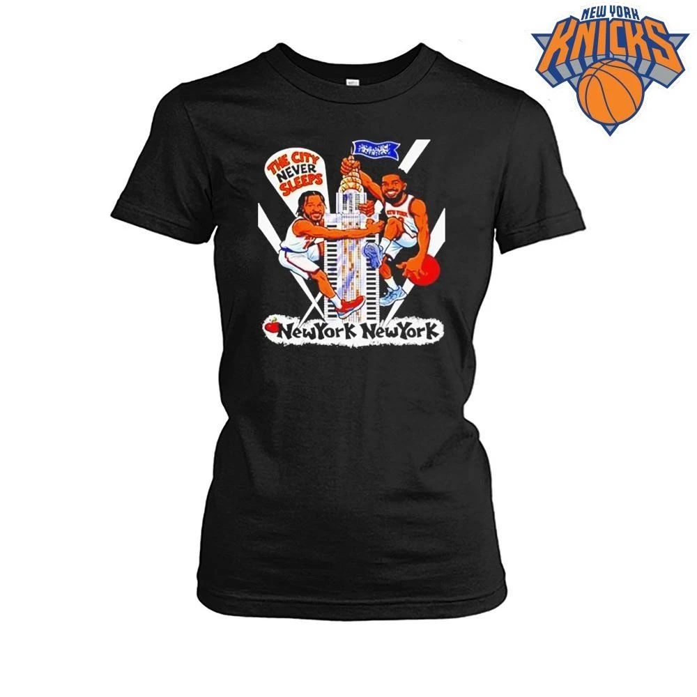 Jalen Brunson Karl Anthony Towns New York Knicks The City Never Sleeps NBA Finals 2026 shirt