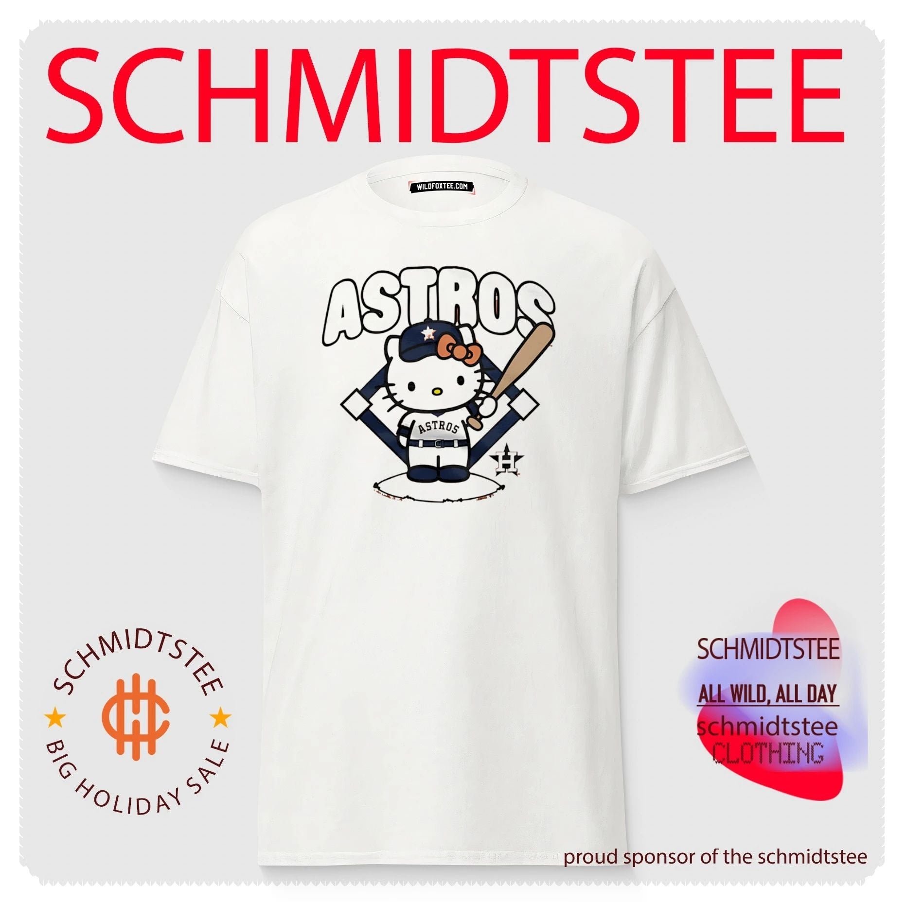 Houston Astros Hello Kitty x MLB shirt