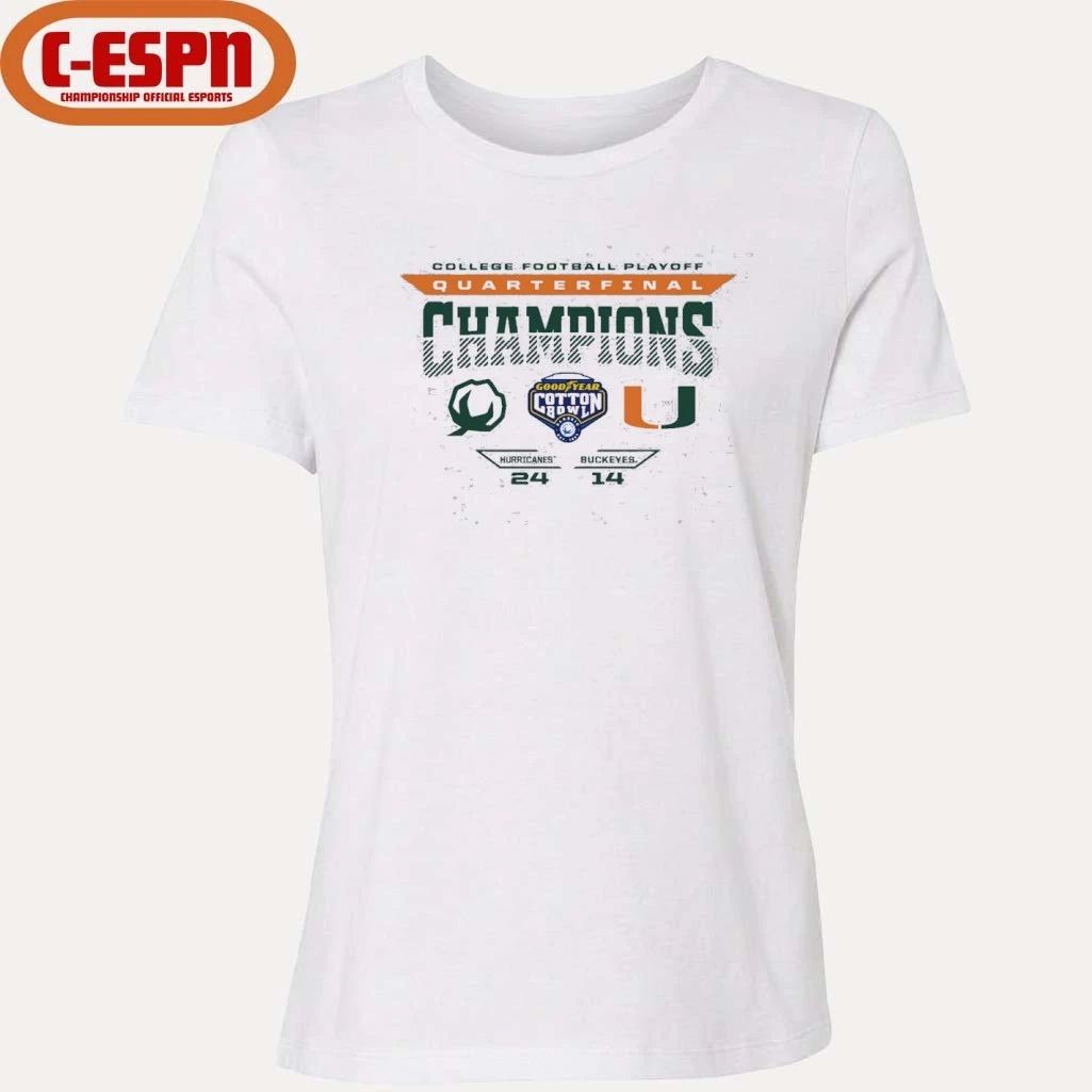 CFP 2025 Cotton Bowl Miami Champions Score Shirt