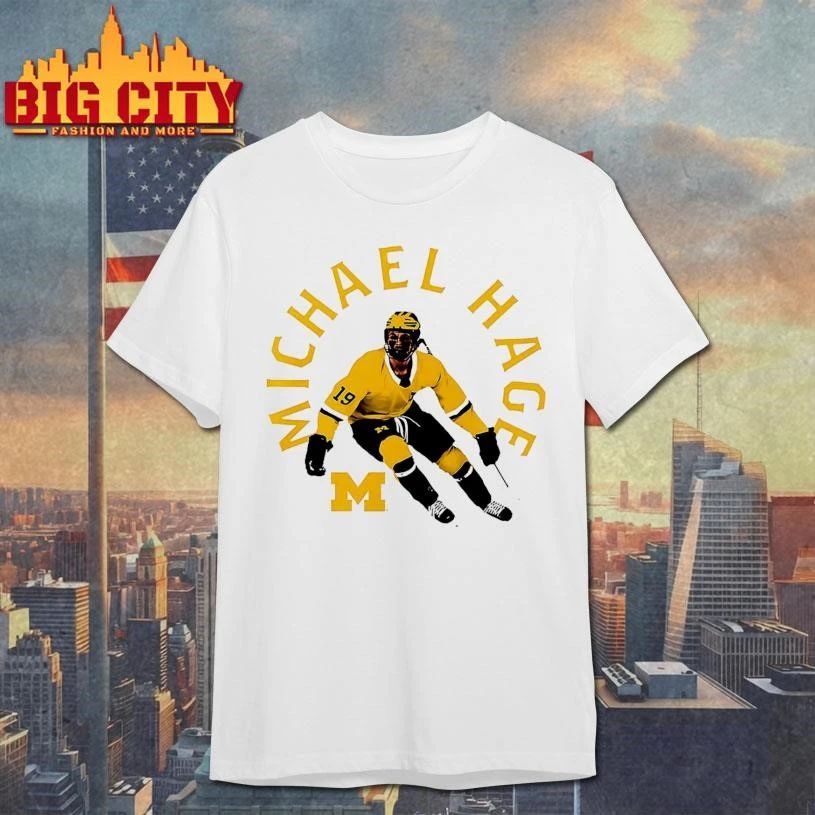 Michael Hage Michigan Wolverines hockey 2026 shirt