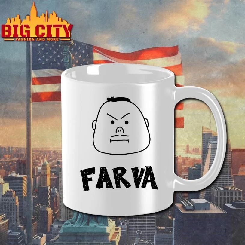 Farva Bachelor Party Cartoon Big Head Shirt