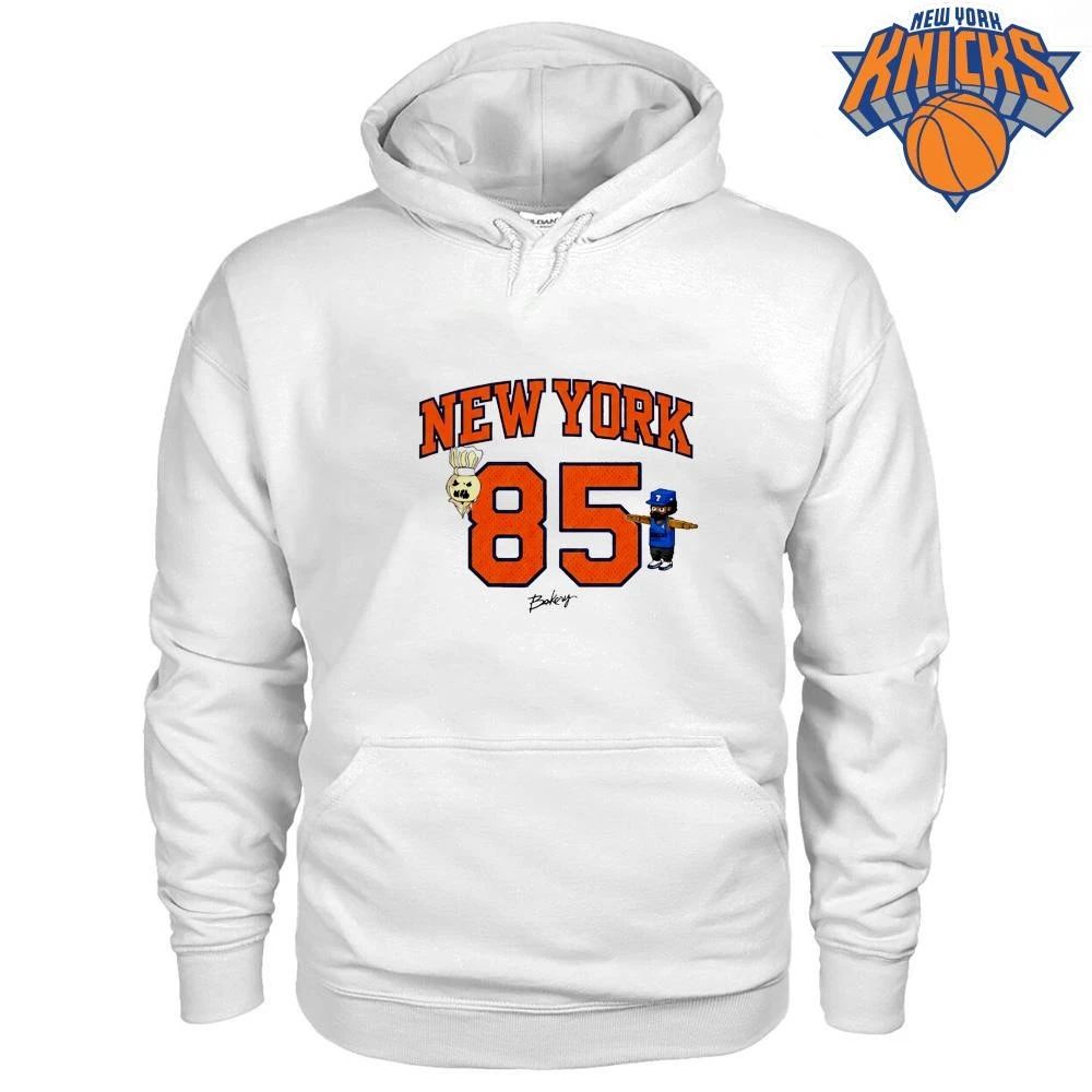 New York Knicks 85 Bakery Retro Cartoon Basketball Fan Apparel 2026 NBA Finals Shirt