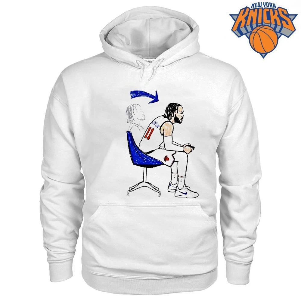 Jalen Brunson New York Knicks Nba Gamer Leaning Forward Posture Art Shirt