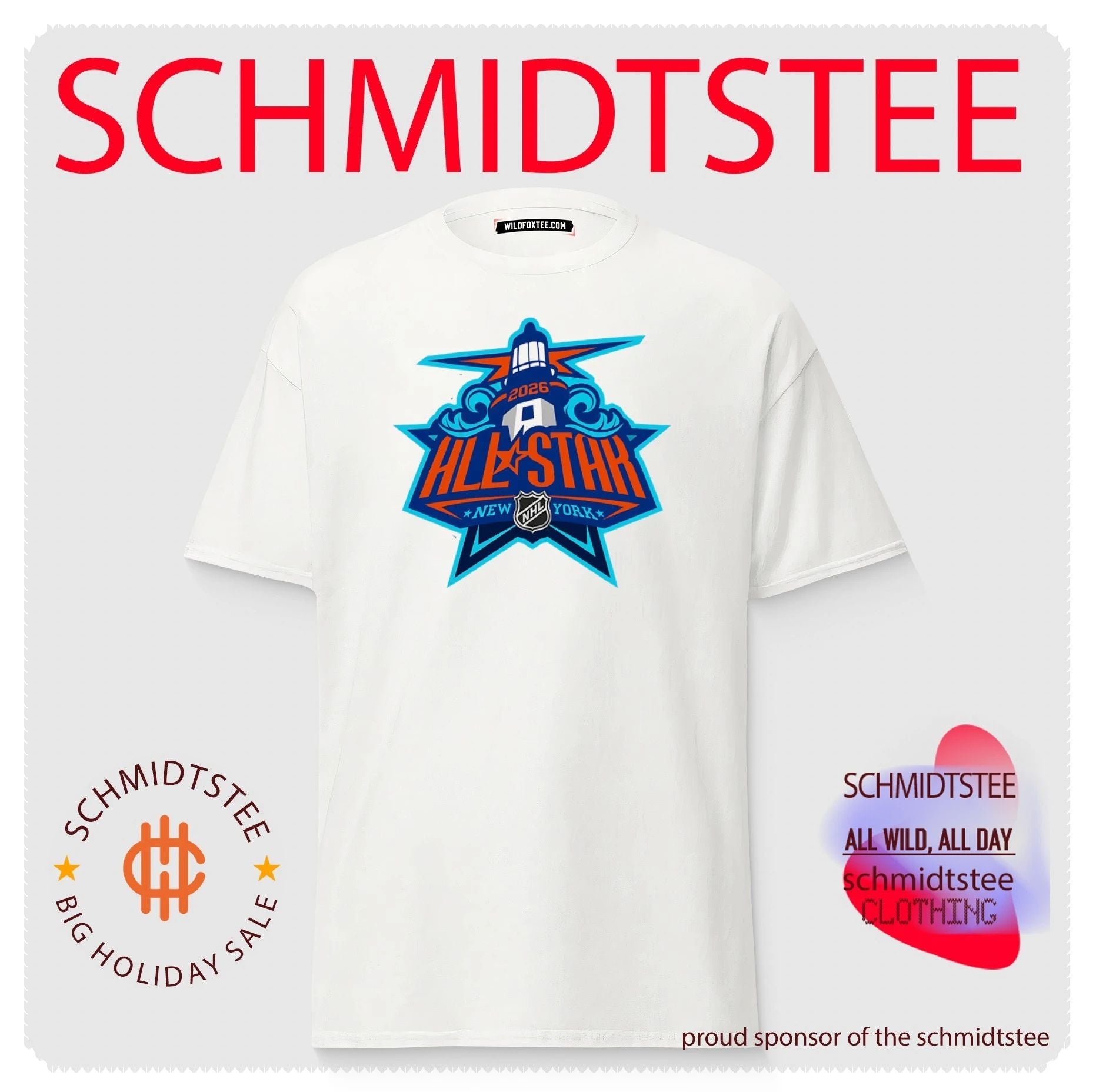 NHL 2026 All Star New York logo shirt