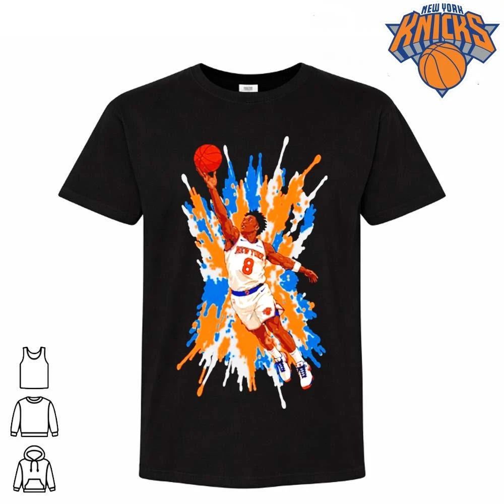 OG Anunoby New York Knicks Paint Splash Graphic NBA Finals 2026 Shirt