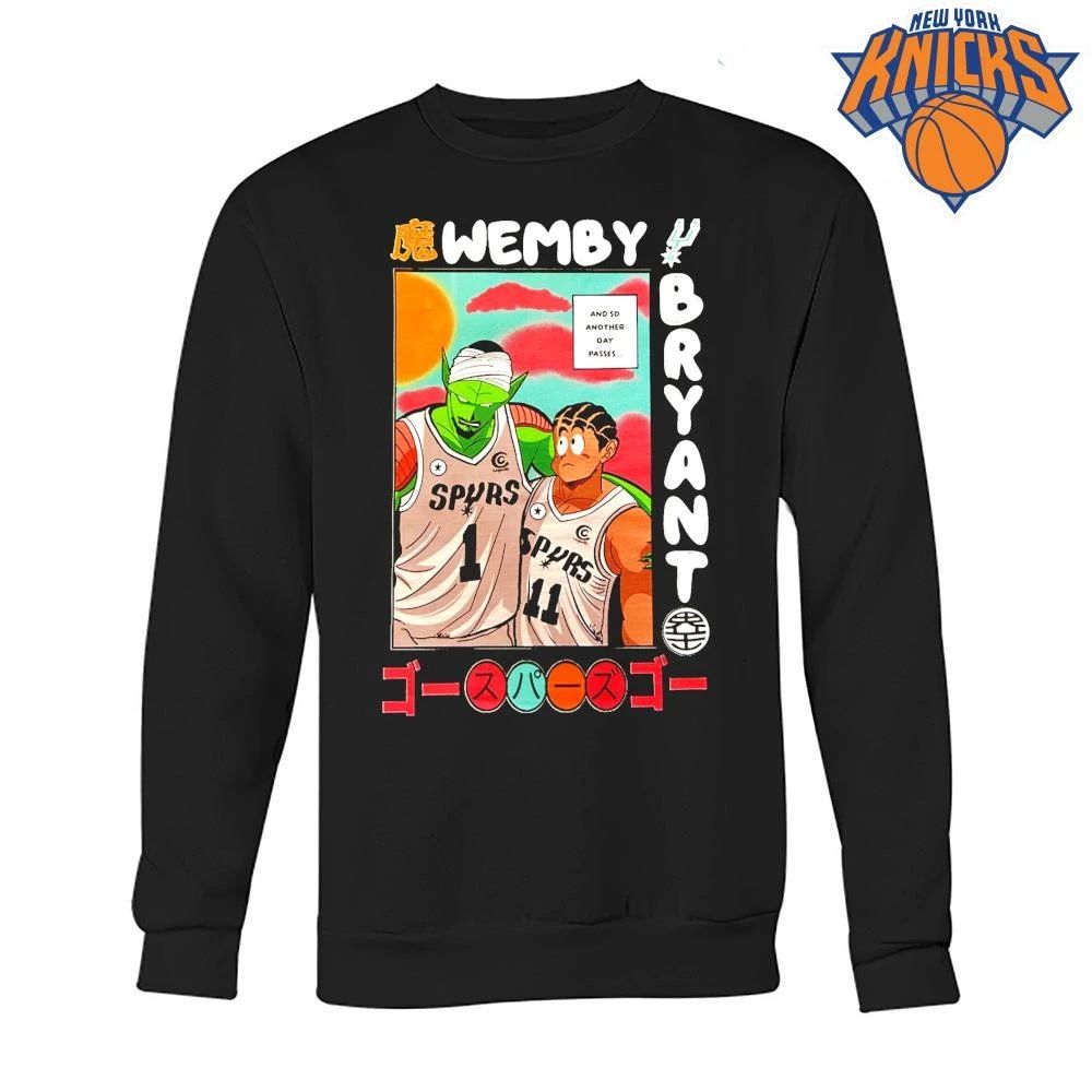 Victor Wembanyama Stephon Castle Dragon Ball Piccolo Goku San Antonio Spurs NBA Finals 2026 Shirt