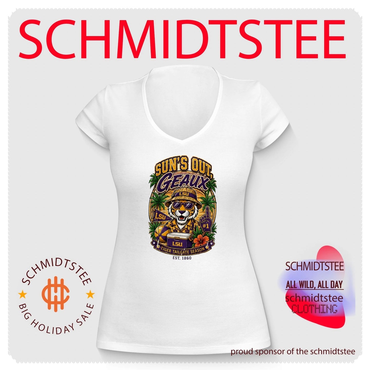 Lsu Tigers Sun’s Out Geaux Tiger Tailgate Season mascot shirt