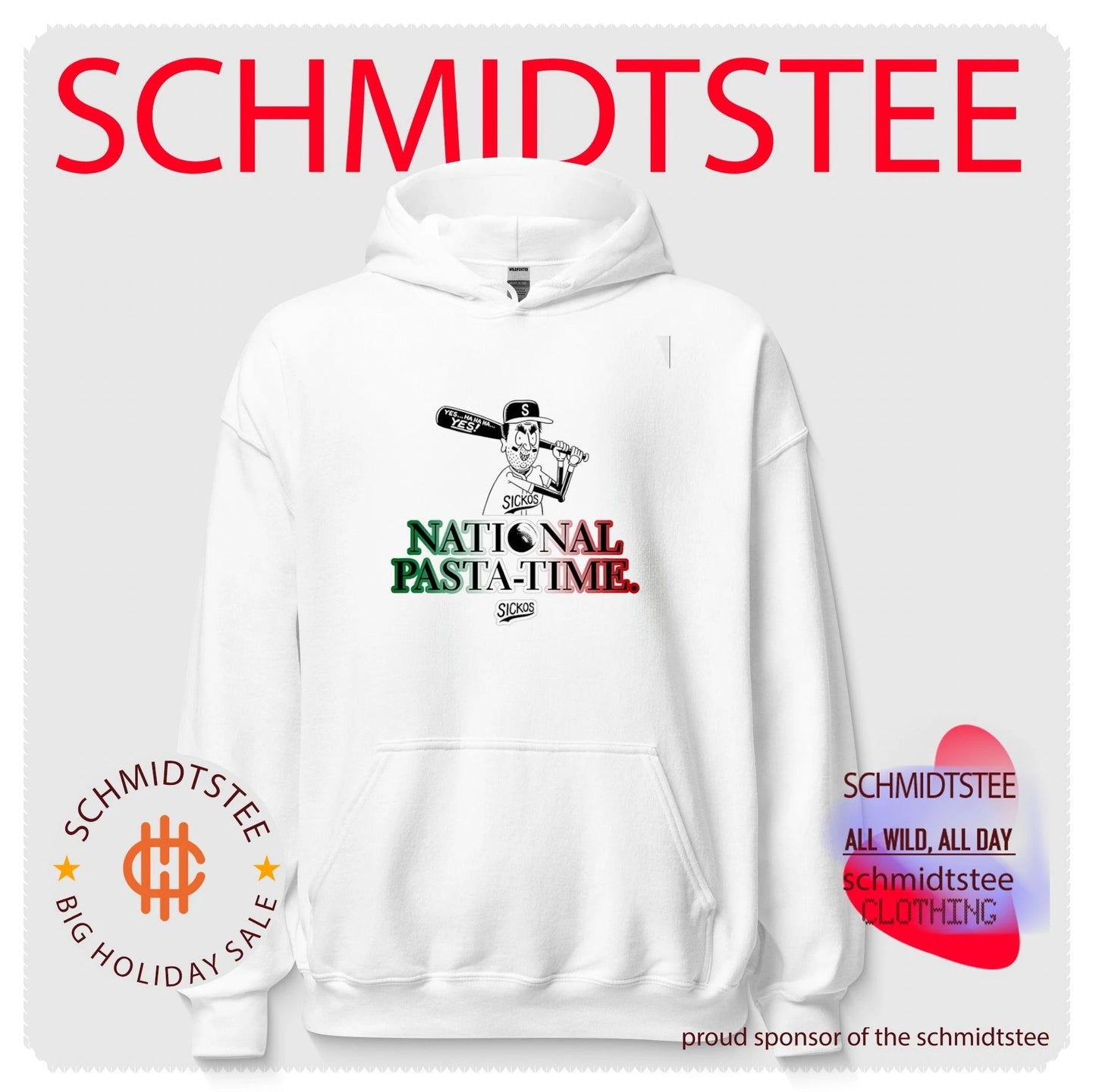 Sickos Baseball National Pasta Time shirt