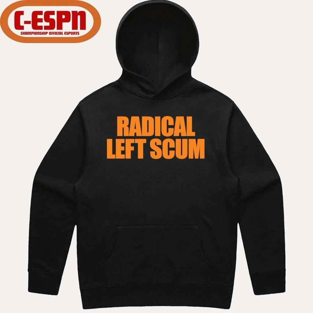 Radical Left Scum – Orange T-Shirt