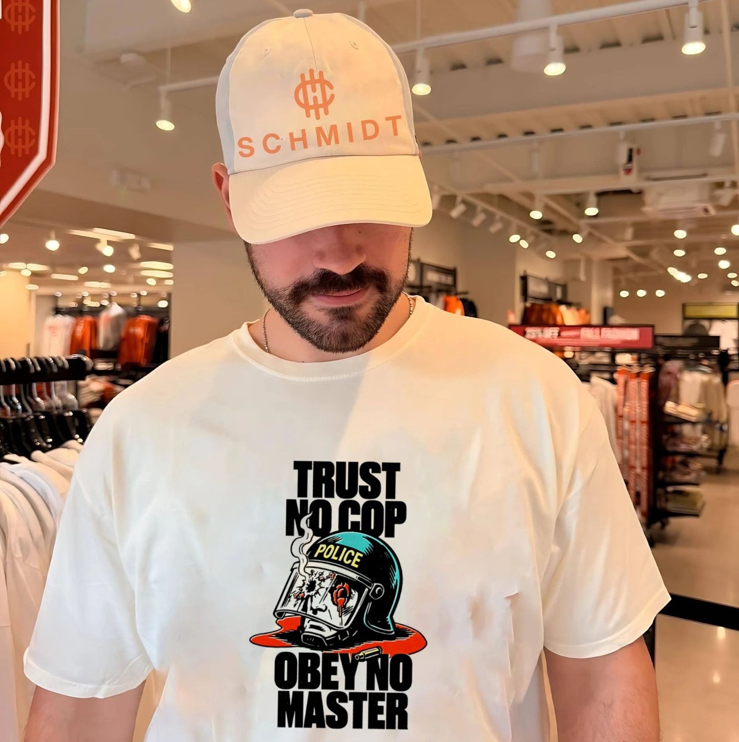 Trust no cop obey no master shirt