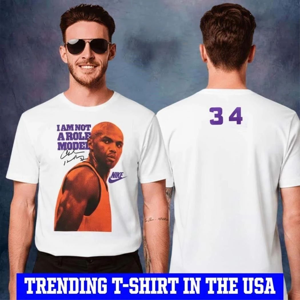 Philadelphia 76ers Charles Barkley 2026 I Am Not A Role Model Shirt