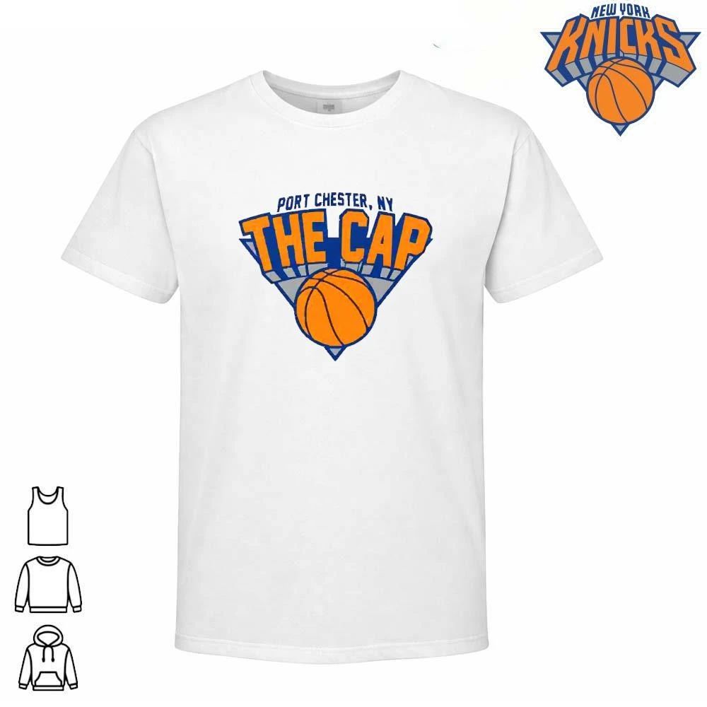 New York Knicks Champions NBA 2026 Port Chester NY The Cap Basketball Shirt