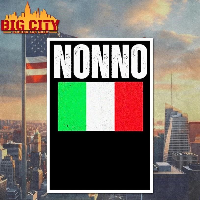 Awesome Nonno Italians Flag Shirt