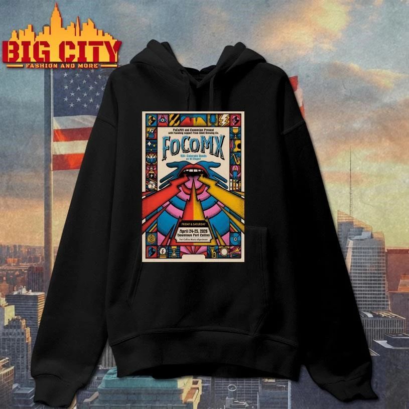 FocoMX Downtown Fort Collins, CO Apr 24-25 2026 Poster Shirt