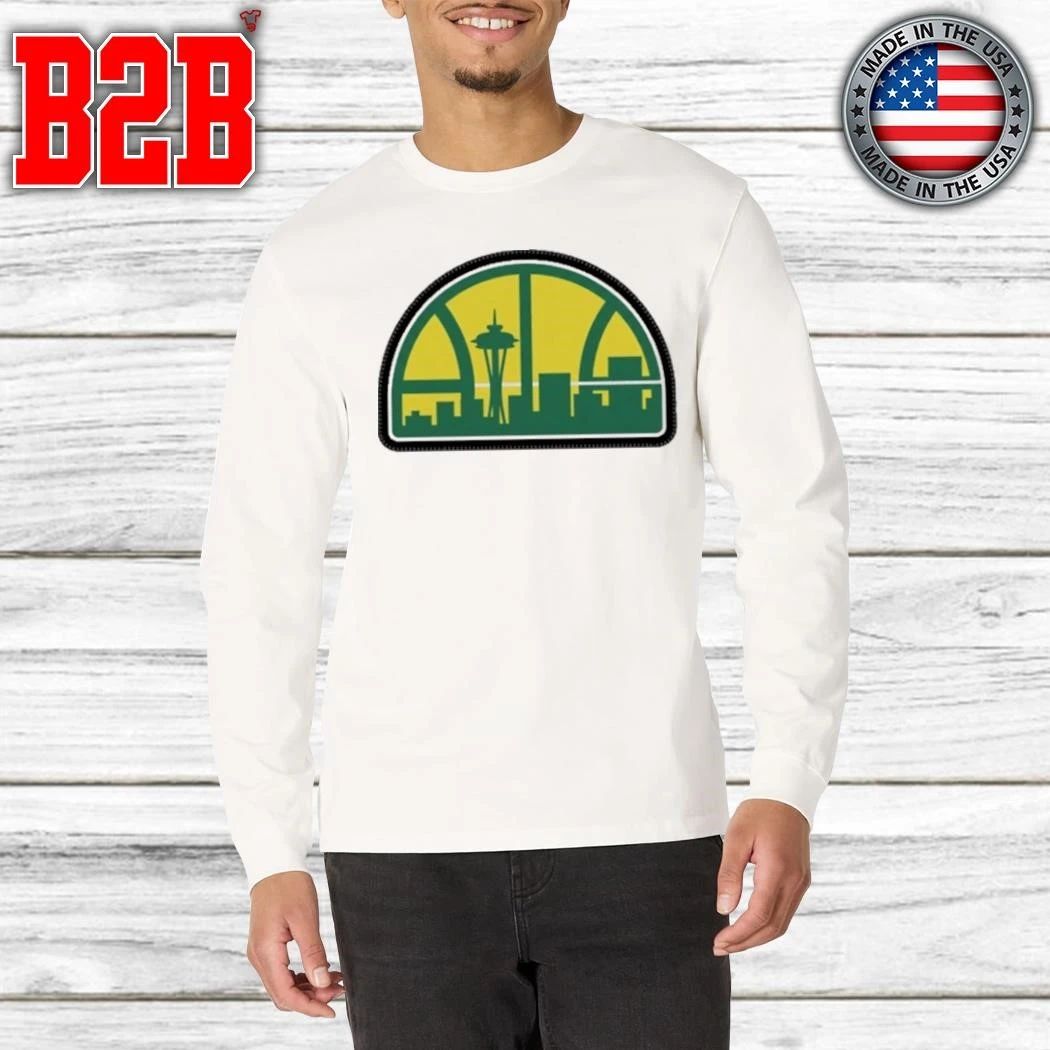 Seattle Supersonics Hardwood Logo Shirt
