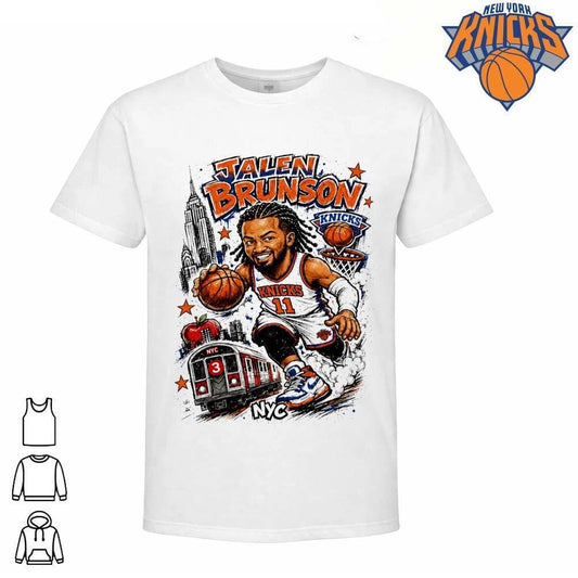 Jalen Brunson New York Knicks NYC Subway Caricature NBA Finals 2026 shirt