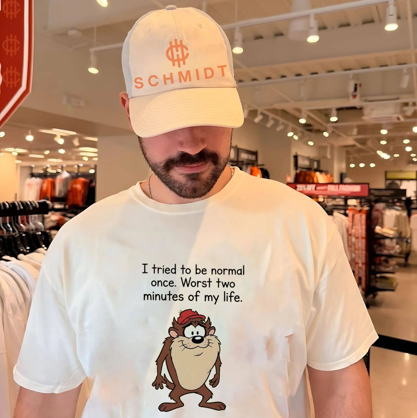 I tried to be normal once worst two minutes of my life Tasmanian Devil shirt