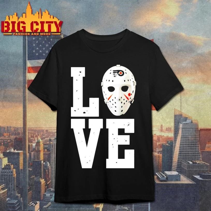 Premium Philadelphia Flyers Believe And love-Hockey Goalie Mask Shirt