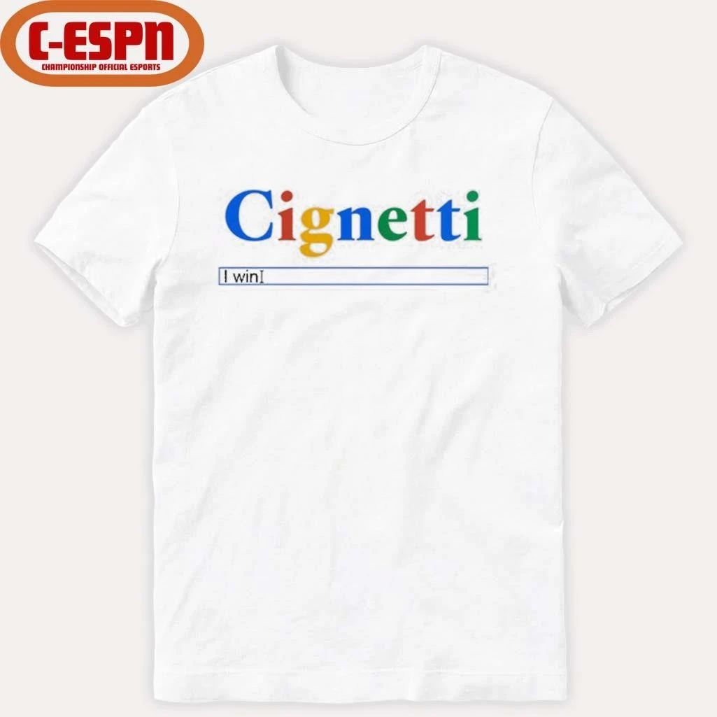 Curt Cignetti I Win Search Bar Shirt