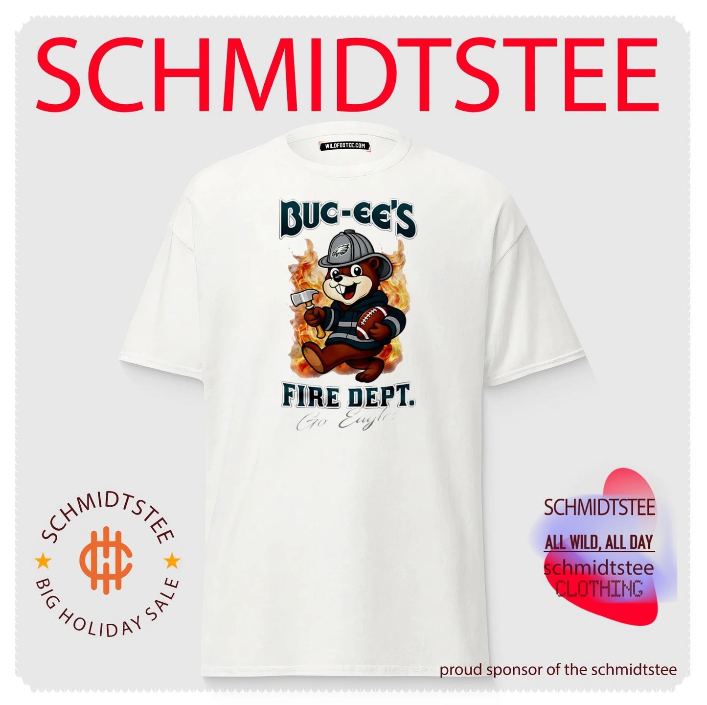 Philadelphia Eagles Buc-Ee’s Fire Dept go Bears Firefighter Strong shirt