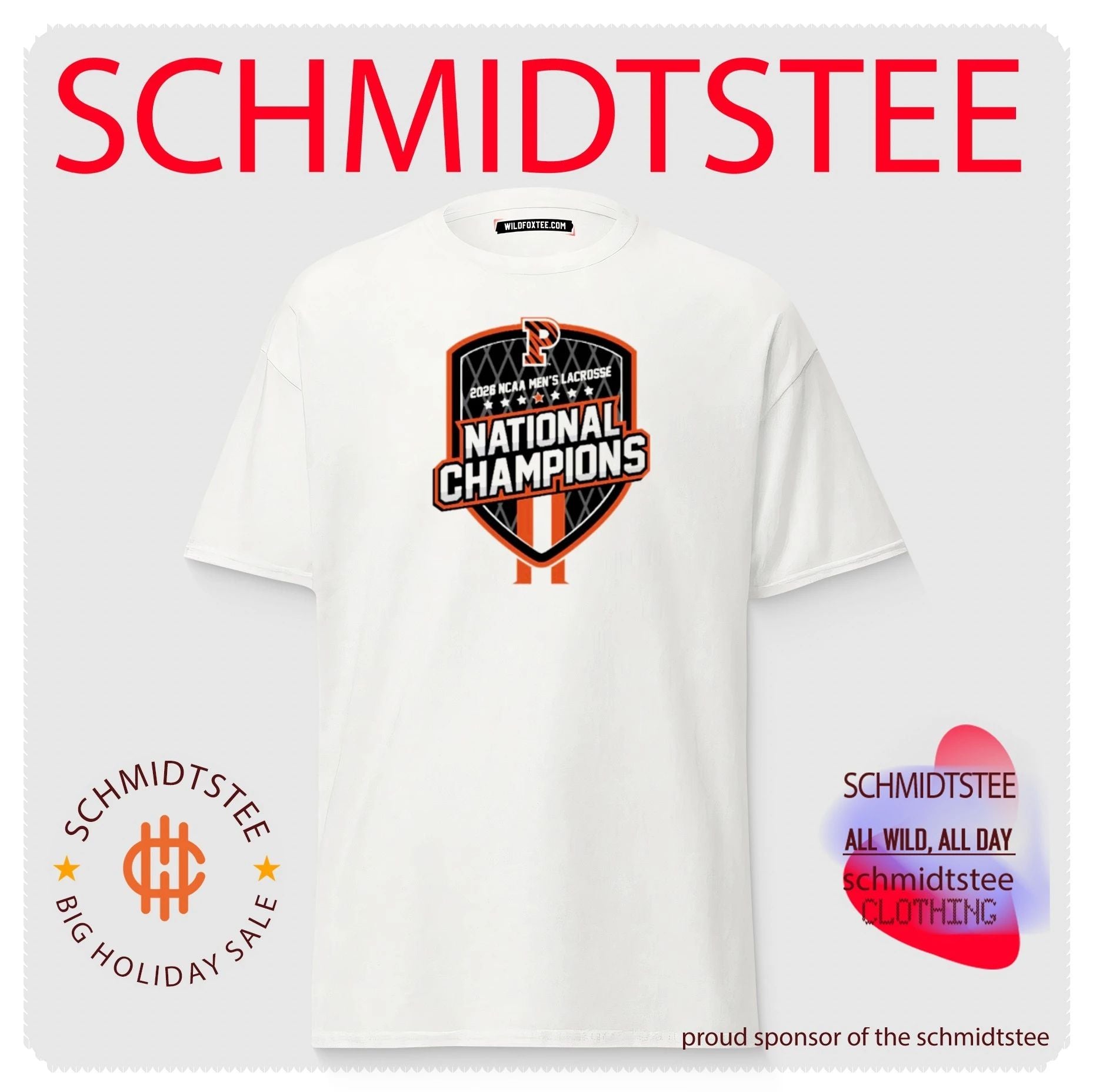 Princeton Men’s Lacrosse 2026 NCAA Men’s Lacrosse National Champions shirt